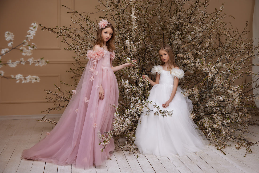 Blossoming Elegance: The Flowering Garden Girls Dress Collection